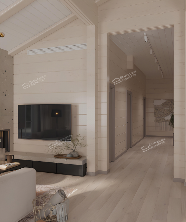 Дом из клееного бруса VZ-374